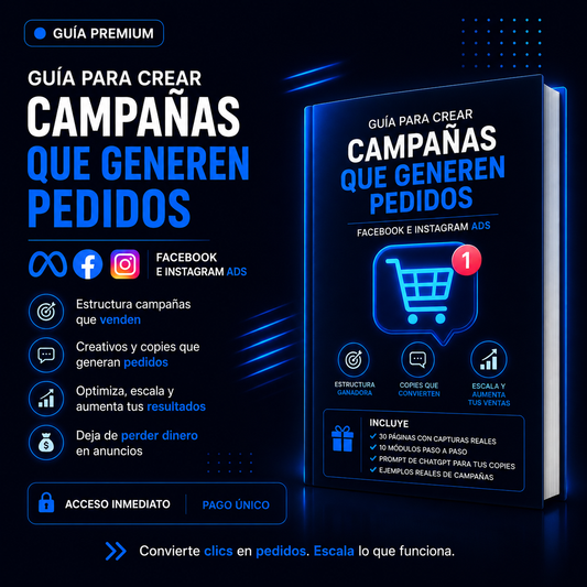 GUIA PARA CREAR CAMPAÑAS QUE GENEREN PEDIDOS